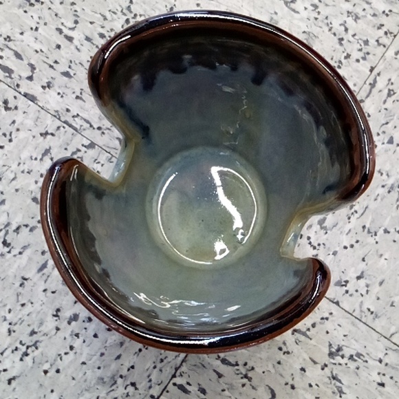 Sponge Holder - Hamada & Purple Georgetown Pottery - Picture 3 of 11